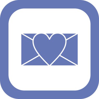 Davet simgesi vektör illüstrasyonu