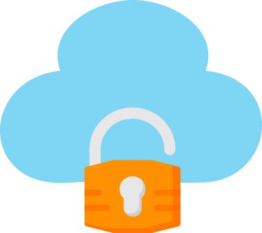 ikon vektör illüstrasyonunu kilitle