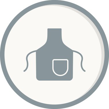 önlük simge vektör çizim