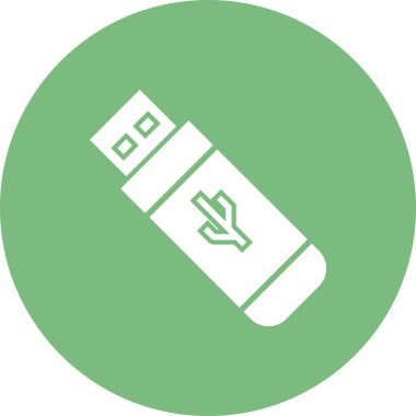 usb simge vektör illüstrasyonu