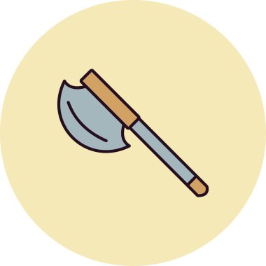 Balta. Web simgesi basit illüstrasyon  