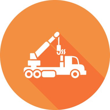 Vinç. Web simgesi basit illüstrasyon 