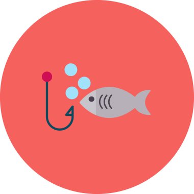 balık kancası vektör illüstrasyonu