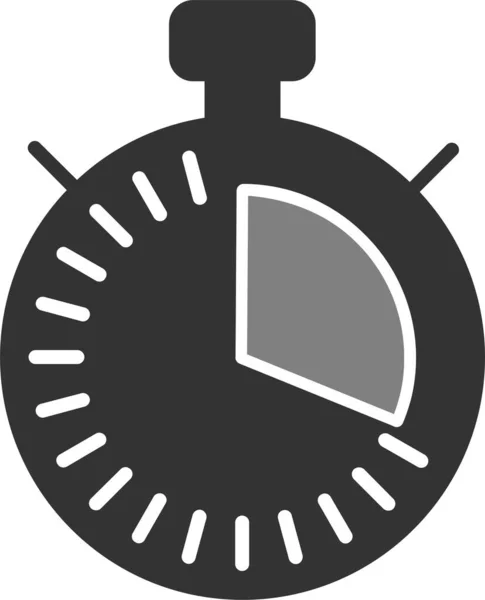 Stopwatch Web Icoon Eenvoudige Illustratie — Stockvector