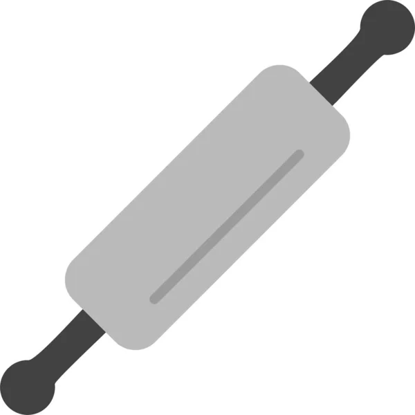 Vector Illustration Rolling Pin — Stock Vector