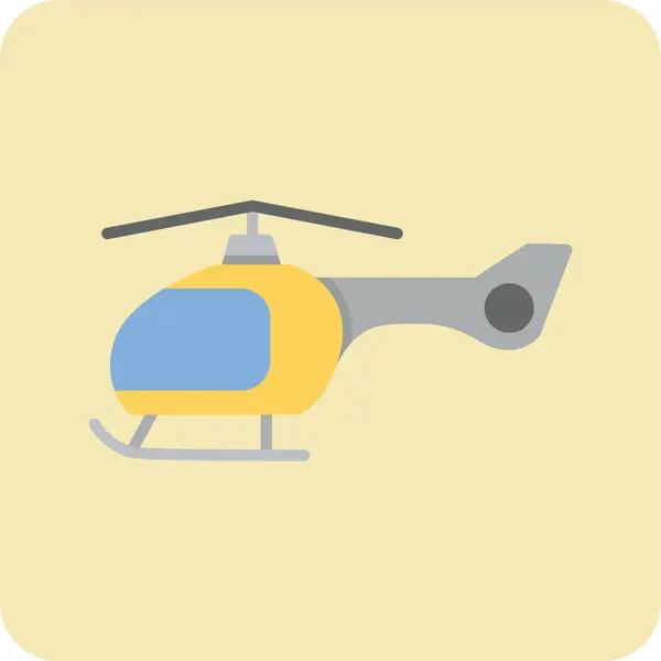 Helicopter Icon Transportation Symbol Vector Illustration Isolated — Image vectorielle