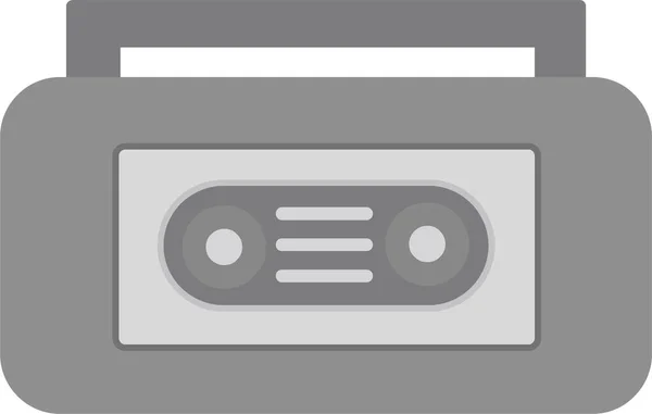 Video Tape Web Icon Simple Illustration — 스톡 벡터