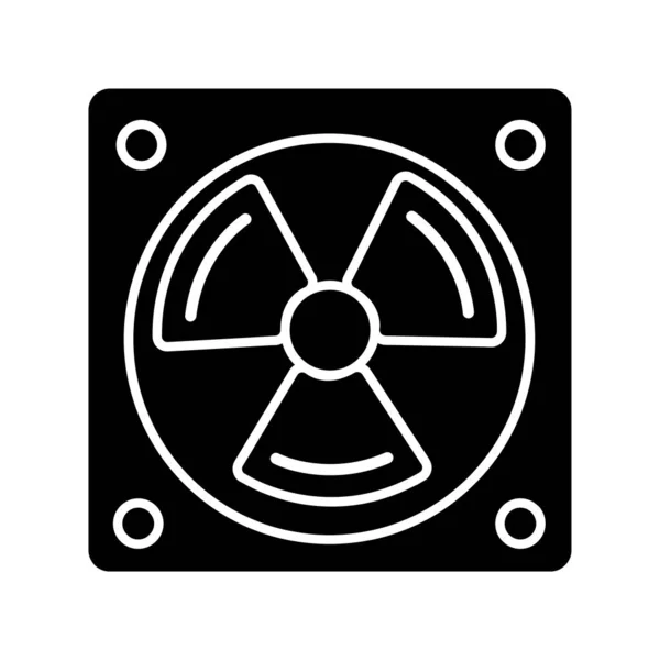 Fan Pictogram Vector Illustratie — Stockvector