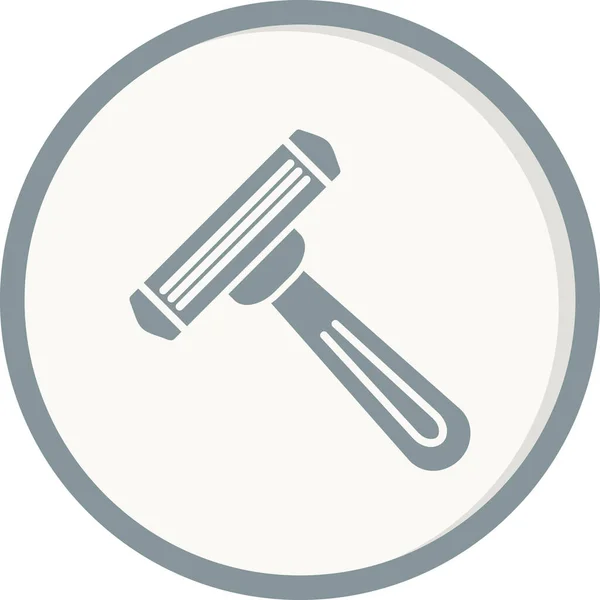 Razor Web Icon Design Semplice — Vettoriale Stock