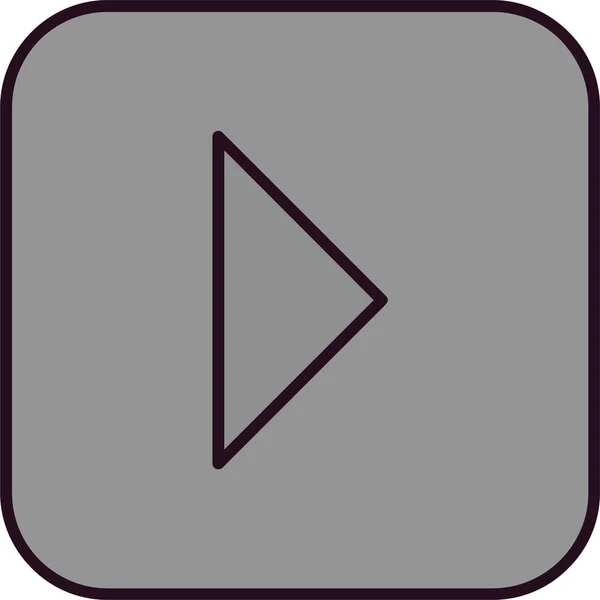 Vector Illustration Video Play Button — Vector de stock