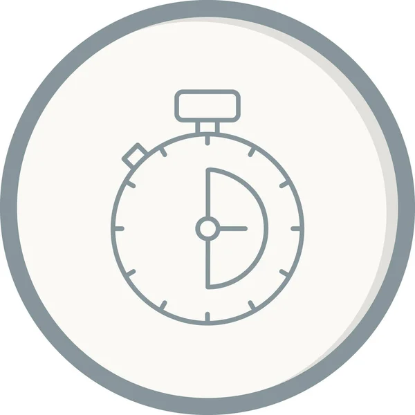Countdown Web Icon Simple Illustration Stopwatch — 图库矢量图片