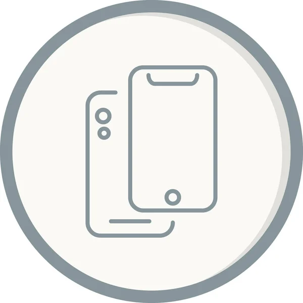 Smartphone Icon Vector Illustration Design — Stockvektor