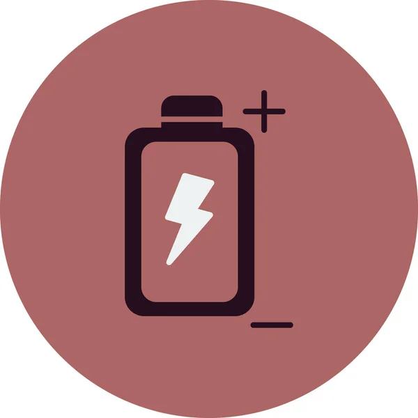 Icône Batterie Charge Illustration Vectorielle — Image vectorielle