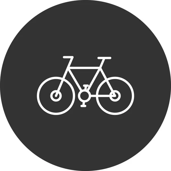 Icono Bicicleta Vector Ilustración — Vector de stock