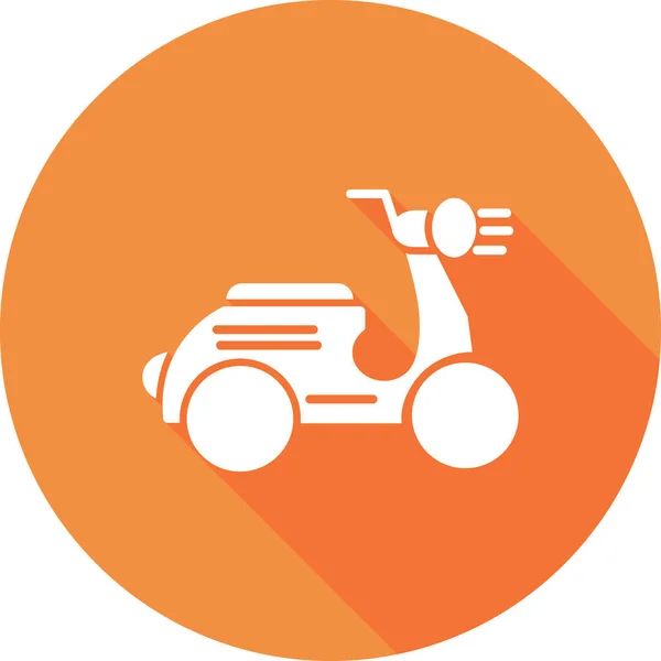 Vector Illustration Scooter Icon — Stockový vektor