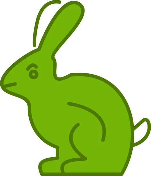 Illustration Rabbit Web Icon — Vector de stock