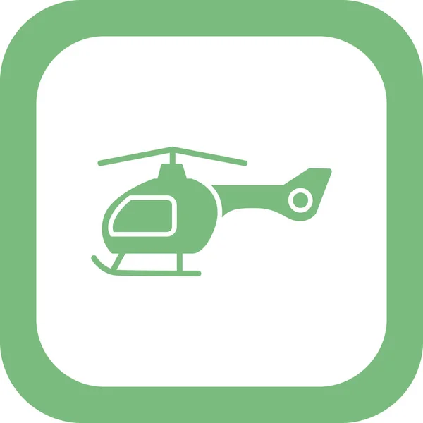 Helicopter Icon Transportation Symbol Vector Illustration Isolated — Stock Vector