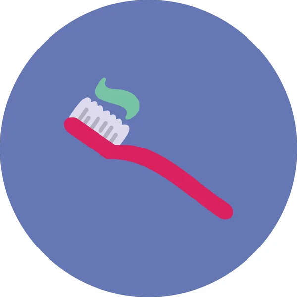 Tooth Brush Web Icon Simple Illustration - Stok Vektor