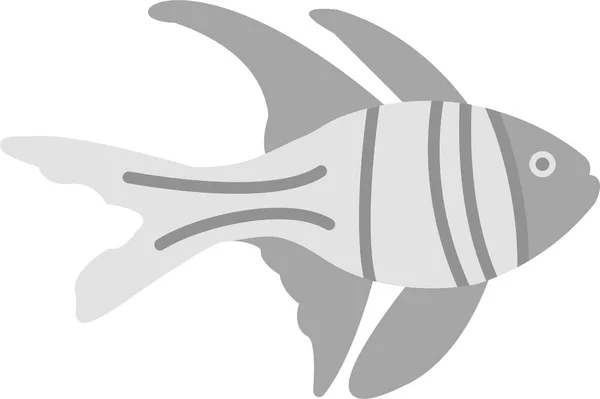 Banggai Cardinal Fish Icon Vector Illustration — Stock Vector