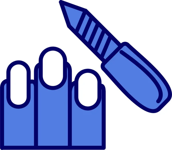 Illustrazione Vettoriale Della Manicure — Vettoriale Stock