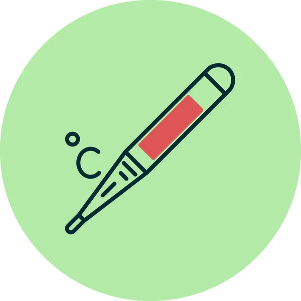 Thermometer Symbol Vektor Illustration — Stockvektor