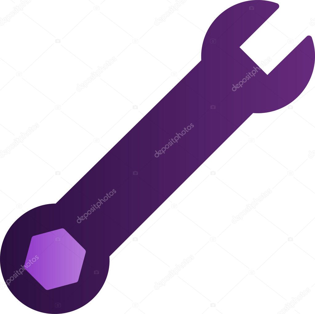 Spanner  icon vector illustration