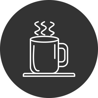 sıcak kahve fincanı, içecek, içecek, vektör illüstrasyonu