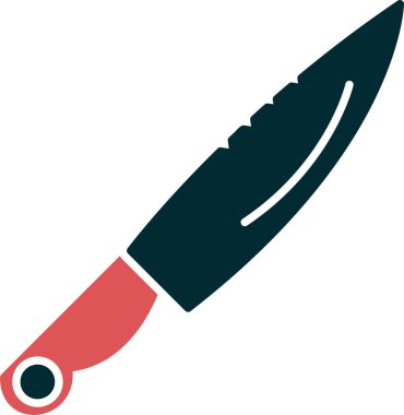 Bıçak. Web simgesi basit illüstrasyon 