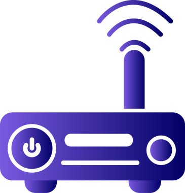 kablosuz yönlendirici vektör çizgisi simgesi, Modem 