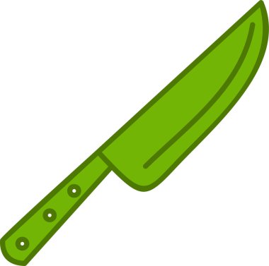 Bıçak. Web simgesi basit illüstrasyon 