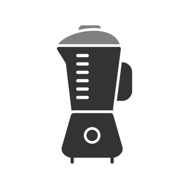 Mutfak karıştırıcı simgesi, vektör illüstrasyonu