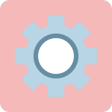 Çarklı. Web simgesi vektör illüstrasyonu ayarlanıyor