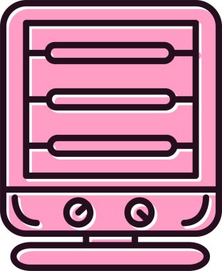 Isıtıcının vektör çizimi