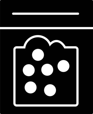 Kokainin vektör illüstrasyonu