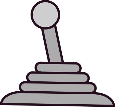 Çubuk arabanın vektör illüstrasyonu