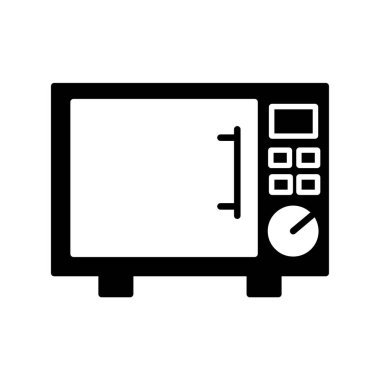 Fırının vektör simgesi. Web illüstrasyonu