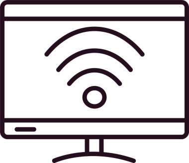 Akıllı televizyon. Web simgesi