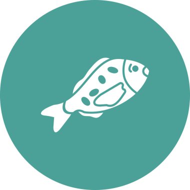 Yahudi Balık ikonu vektör illüstrasyonu