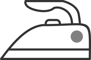 Demir ikon vektör illüstrasyonu