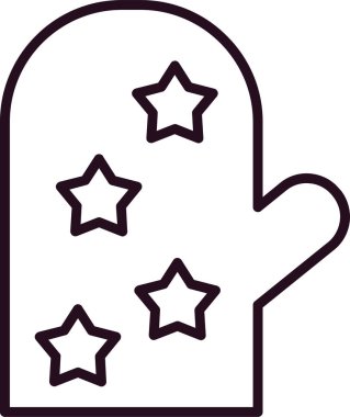 Fırın Eldiveni 'nin vektör simgesi