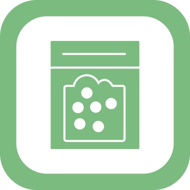 Kokainin vektör illüstrasyonu