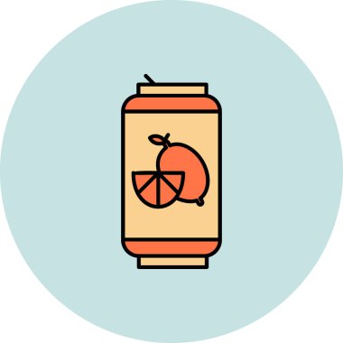 Soda simge vektör çizim