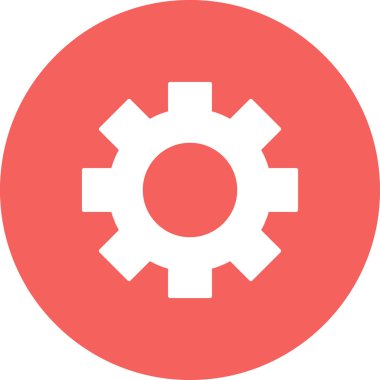 Çarklı. Web simgesi vektör illüstrasyonu ayarlanıyor