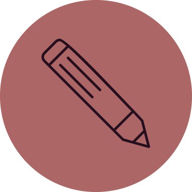 kalem simgesi vektör illüstrasyonu