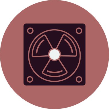 fan simgesi vektör illüstrasyonu