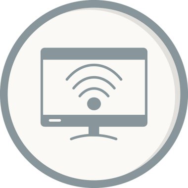 Akıllı televizyon. Web simgesi