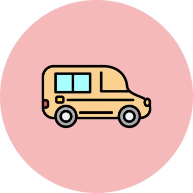 Van simgesi, vektör çizimi