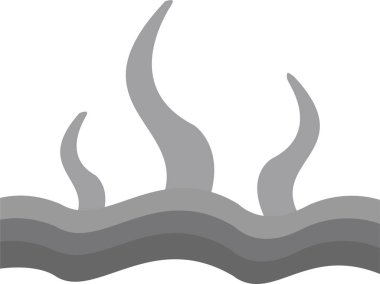 Deniz Otu simgesinin vektör illüstrasyonu