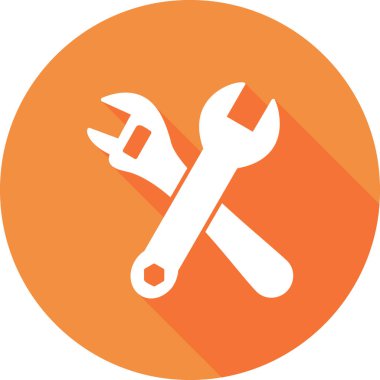 Çapraz anahtarlar. Web simgesi basit tasarım