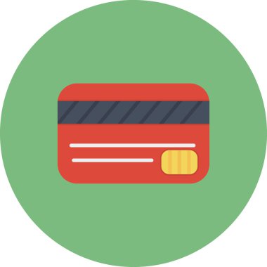 kart simge vektör çizim